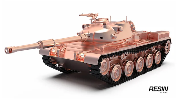 Kunze Panzer German medium tank 1:35 scale resin kit