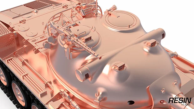 Kunze Panzer German medium tank 1:35 scale resin kit