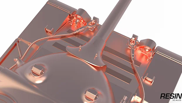 Kunze Panzer German medium tank 1:35 scale resin kit