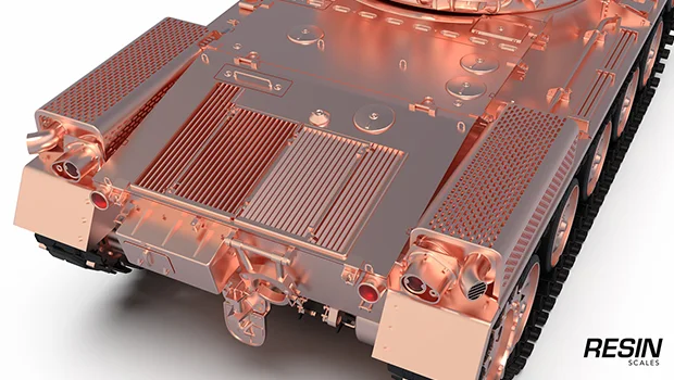 Kunze Panzer German medium tank 1:35 scale resin kit