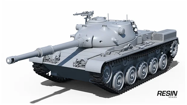 Kunze Panzer German medium tank 1:35 scale resin kit