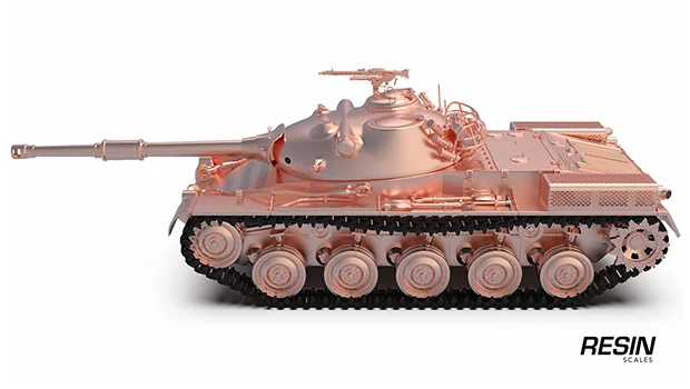 Kunze Panzer German medium tank 1:35 scale resin kit