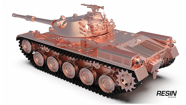 Kunze Panzer German medium tank 1:35 scale resin kit