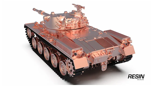 Kunze Panzer German medium tank 1:35 scale resin kit