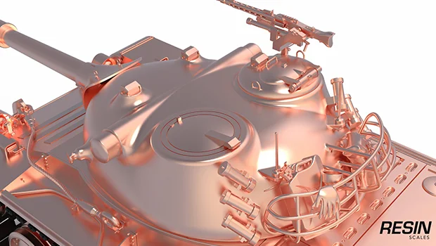 Kunze Panzer German medium tank 1:35 scale resin kit