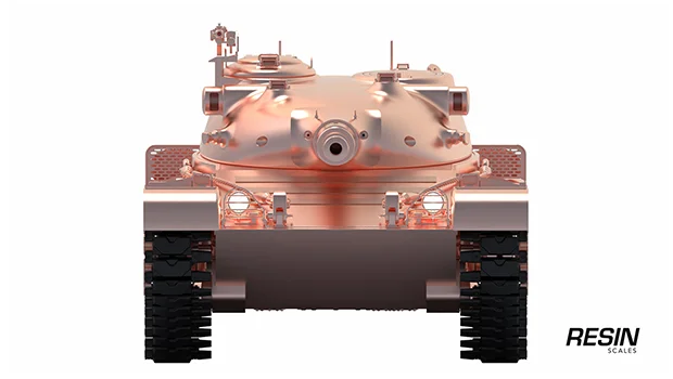 Kunze Panzer German medium tank 1:35 scale resin kit