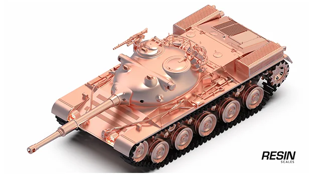 Kunze Panzer German medium tank 1:35 scale resin kit