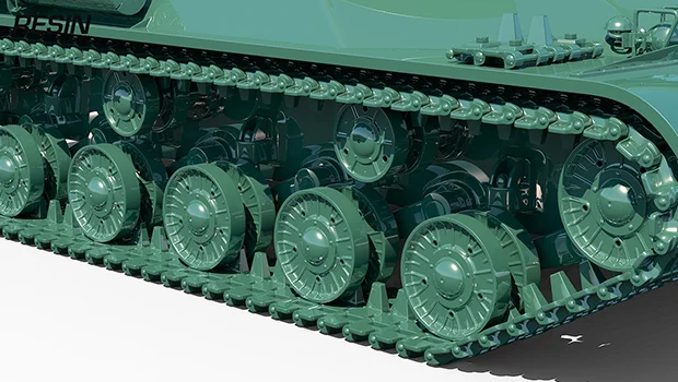 110 China Heavy tank 1:35 scale resin kit