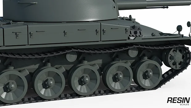 Schwarpanzer 58 German medium tank 1:35 scale resin kit