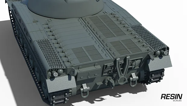 Schwarpanzer 58 German medium tank 1:35 scale resin kit