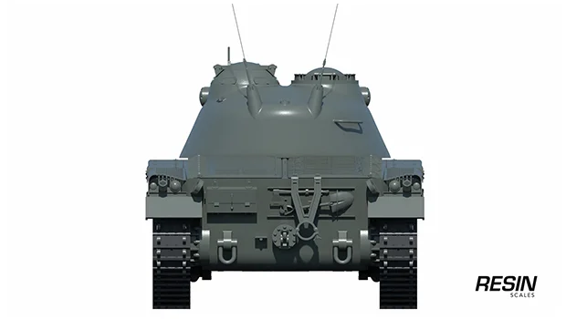 Schwarpanzer 58 German medium tank 1:35 scale resin kit