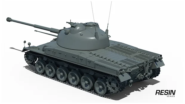 Schwarpanzer 58 German medium tank 1:35 scale resin kit