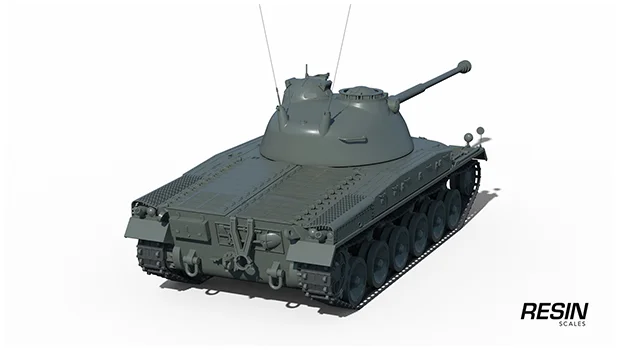 Schwarpanzer 58 German medium tank 1:35 scale resin kit