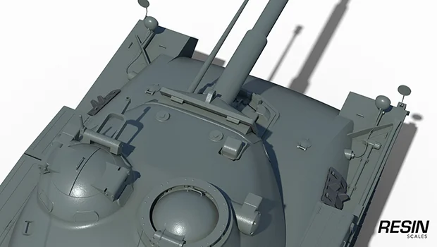 Schwarpanzer 58 German medium tank 1:35 scale resin kit