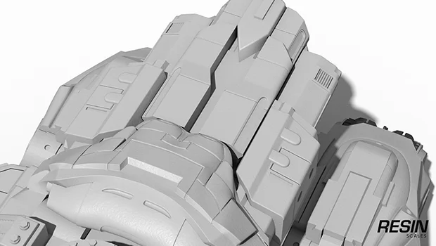 Siege tank SC2 1:35 scale resin kit