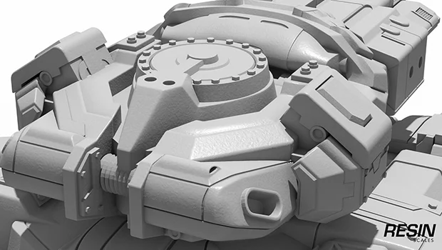 Siege tank SC2 1:35 scale resin kit