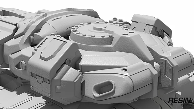 Siege tank SC2 1:35 scale resin kit