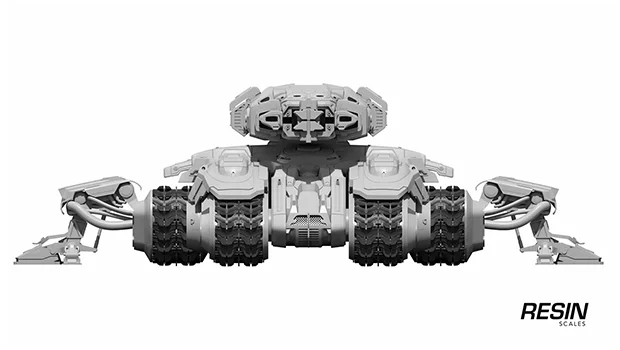 Siege tank SC2 1:35 scale resin kit