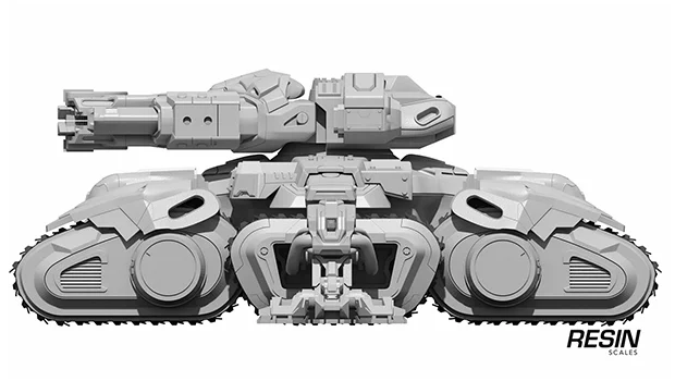 Siege tank SC2 1:35 scale resin kit