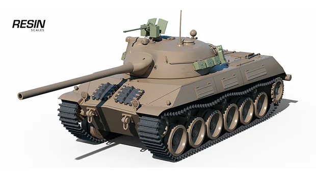 Skoda T 50 Czechia Medium Tank 1:35 scale resin kit
