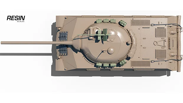Skoda T 50 Czechia Medium Tank 1:35 scale resin kit