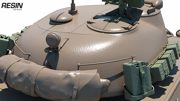 Skoda T 50 Czechia Medium Tank 1:35 scale resin kit