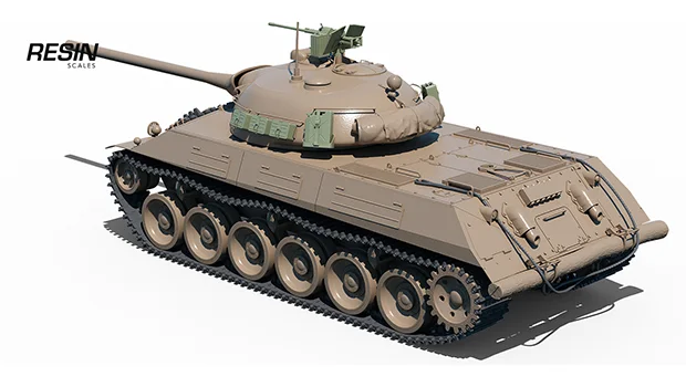 Skoda T 50 Czechia Medium Tank 1:35 scale resin kit