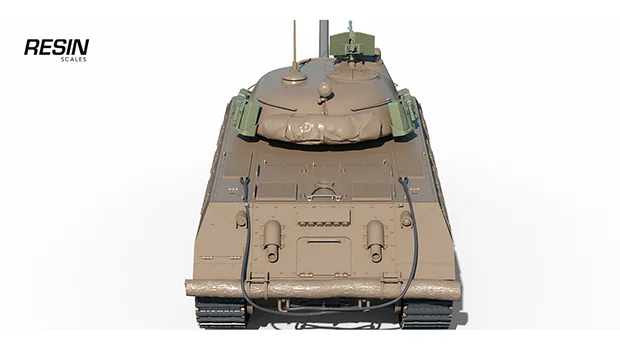 Skoda T 50 Czechia Medium Tank 1:35 scale resin kit