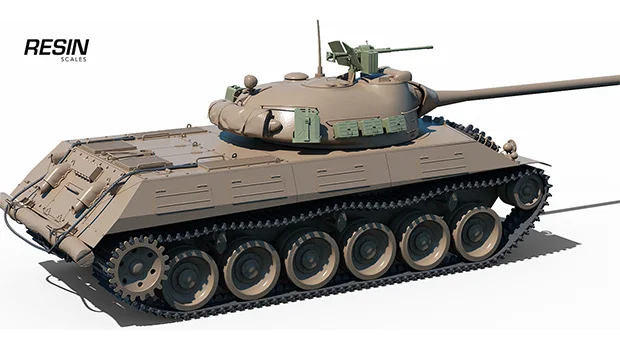 Skoda T 50 Czechia Medium Tank 1:35 scale resin kit