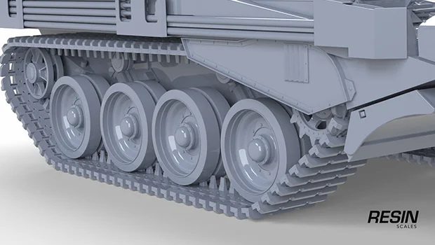 Stridsvagn 103B Sweden Tank Destroyer 1:35 scale resin kit