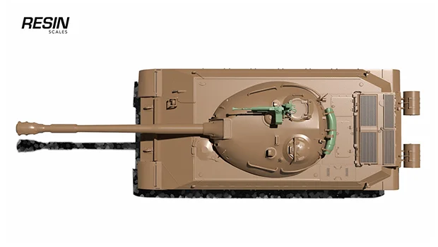 113 China Heavy Tank 1:35 scale resin kit