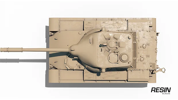 T69 USA medium tank 1:35 scale resin kit