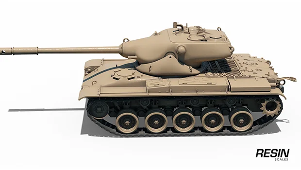 T69 USA medium tank 1:35 scale resin kit