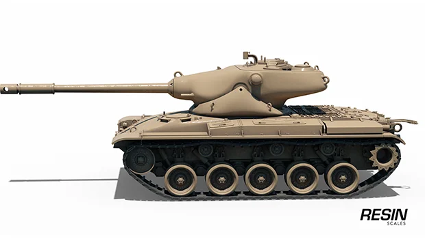 T69 USA medium tank 1:35 scale resin kit