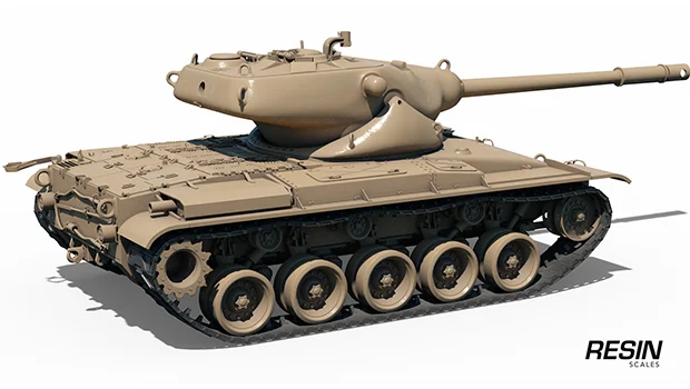 T69 USA medium tank 1:35 scale resin kit