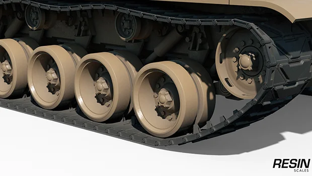 T69 USA medium tank 1:35 scale resin kit