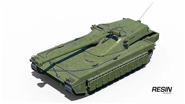 UDES 15/16 Swedish medium tank 1:35 scale resin kit