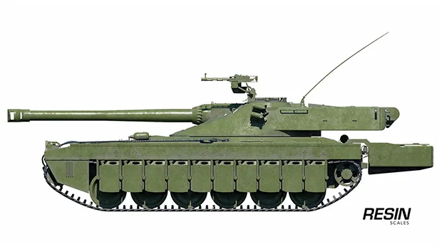 UDES 15/16 Swedish medium tank 1:35 scale resin kit