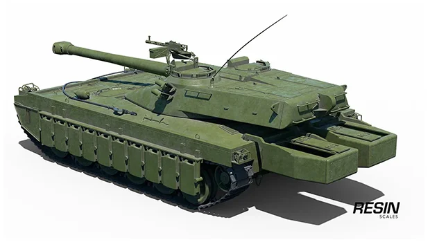 UDES 15/16 Swedish medium tank 1:35 scale resin kit