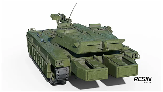 UDES 15/16 Swedish medium tank 1:35 scale resin kit