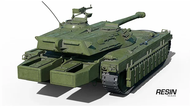 UDES 15/16 Swedish medium tank 1:35 scale resin kit