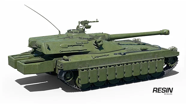 UDES 15/16 Swedish medium tank 1:35 scale resin kit