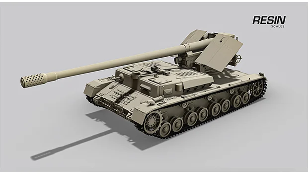Waffentrager auf Pz. IV German tank destroyer 1:35 scale resin kit