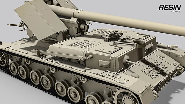 Waffentrager auf Pz. IV German tank destroyer 1:35 scale resin kit