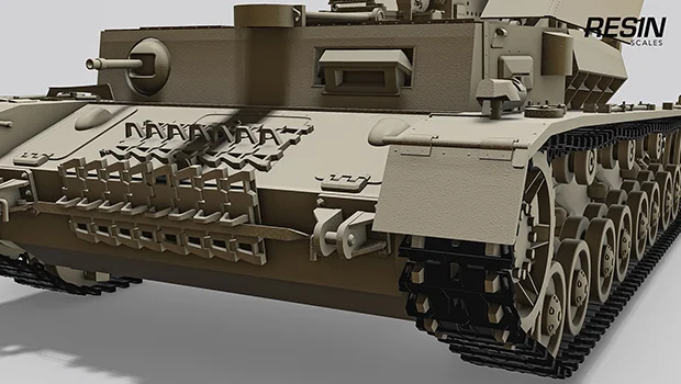 Waffentrager auf Pz. IV German tank destroyer 1:35 scale resin kit