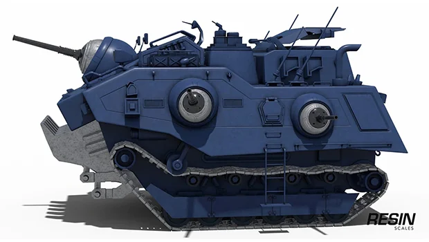 Battle Fortress RA2 1:35 scale resin kit