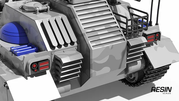 Tank Destroyer Germany Red alert 2 1:35 Resin Kit