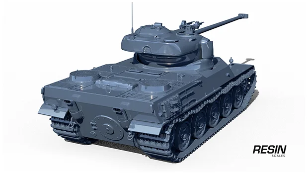 AMX 50 100 France Heavy Tank 1:35 scale resin kit