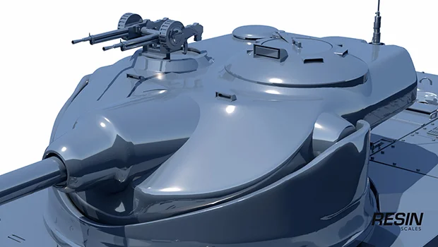 AMX 50 100 France Heavy Tank 1:35 scale resin kit