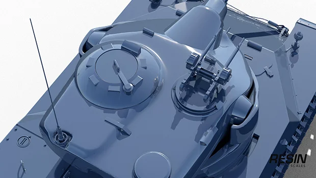 AMX 50 100 France Heavy Tank 1:35 scale resin kit